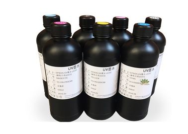 China VAN UV EPS002,Plastic printing LED UV Curable ink for Epson piezo DX5  DX7 , UV curable Inkjet Ink for all materail supplier